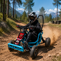 Vente directe – Buggy de plage électrique tout-terrain haute performance pour adulte, 90 cm³, 2 temps, robuste, avec pédales, type kart de drift