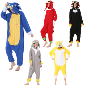 Pijamas de una Pieza con Diseño de Dibujos Animados para Halloween y <span class=keywords><strong>Navidad</strong></span>, Pijamas de Felpa para Parejas para Usar <span class=keywords><strong>en</strong></span> Casa - Product Image 6