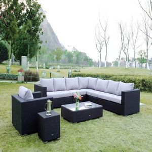 Audu Mauritius - Ensemble <span class=keywords><strong>de</strong></span> meubles <span class=keywords><strong>de</strong></span> <span class=keywords><strong>jardin</strong></span> modernes en rotin <span class=keywords><strong>de</strong></span> grande taille pour hôtels, cours, parcs, fermes - Confortable - Product Image 5