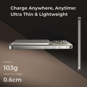 HYTO [สินค้าพร้อมส่ง] พาวเวอร์แบงค์ขนาด 6.5 มม. บางเฉียบ ความ<span class=keywords><strong>จ</strong></span>ุ 5000mAh รองรับการชาร์จไร้สายแม่เหล็ก 15W และชาร์จเร็ว PD 20W สำหรับ iPhone และ Android - Product Image 3