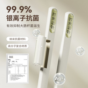 Alloy Chopsticks White 5 Pack Anti Mold Anti Slip High Temperature Resistant Individual Couple Chopsticks For Daily Use - Product Image 2