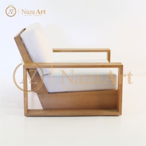 Muebles de exterior de lujo modernos, silla de ocio de madera para terraza, jardín, Hotel y Resort para sala de estar y apartamento - Product Image 2