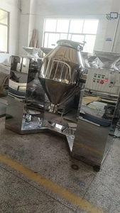 Industria bevande alimentari latte caffè in polvere conico frullatore pillola in polvere doppio cono Mixer miscela macchina 100Kg - Product Image 2