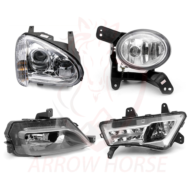 Headlight Original Factory LED Xenon Headlamp Assembly for Great Wall POER Hover H3 H5 Wingle Deer C30 C50 C70 M2 M4 Florid M1