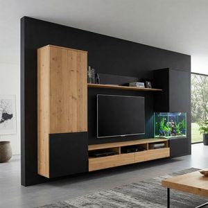 Mobile TV <span class=keywords><strong>Moderno</strong></span> di Lusso a Parete con Supporto Fluttuante per <span class=keywords><strong>Soggiorno</strong></span>, Camera da Letto, Appartamento, Hotel, con Funzioni di Archiviazione, Adatto per TV da 65+ Pollici - Product Image 3