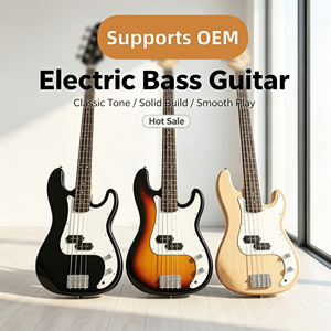 Basso Elettrico Professionale a Quattro Corde da 34 Pollici con Corpo in Legno Massello a 20 Tasti per Musica Rock/Jazz, Personalizzazione OEM di Livello Professionale - Product Image 2