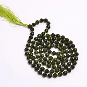 Tassel Mala Bead,Yoga knotted tassel necklace