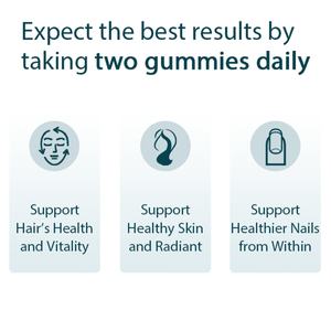 Gummies pour cheveux, peau et ongles, vente chaude OEM/ODM, favorise la santé des cheveux, des ongles et de la peau - Product Image 3