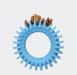 Dientes de perro de alta calidad, juguete de entrenamiento de masticación interactivo para mascotas, Collar tricolor resistente antimordida - Product Image 5