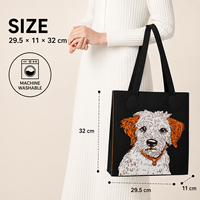 Sac fourre-tout pour femmes à motif personnalisé de haute qualité Nouveau design Sac de mode de luxe tricoté de grande capacité Noir