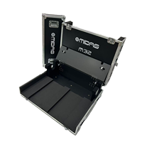 Boîtier de transport sur mesure de haute qualité pour console de mixage numérique M32 avec compartiment et roulettes à verrouillage diagonal