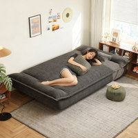 Sofá Cama Plegable Tipo Velero, Multifuncional, de Doble Uso, para Apartamentos Pequeños, Sala de Estar, Dormitorio, Individual, Doble, de Pana