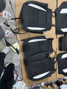 Funda de Asiento de Cuero para <span class=keywords><strong>Jaguar</strong></span> <span class=keywords><strong>E</strong></span>-Pace, F-Pace, <span class=keywords><strong>E</strong></span>, F-<span class=keywords><strong>Type</strong></span>, I-Pace, XE, XF, XJ, Accesorios para Auto, Protección y Estilo - Product Image 2