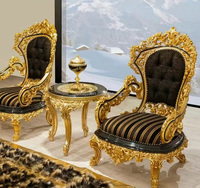 Style français or sculpter tissu canapé luxe 1 2 3 places cadre en bois Villa canapé ensemble classique Royal canapé meubles de cour européenne