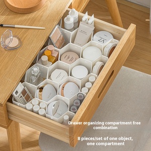 Cajón de nido de abeja ajustable, organizador divisor, sala de estar de plástico para armario de almacenamiento, rejilla de Combinación libre DIY - Product Image 5