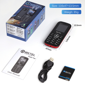 Mktel 1.77 inch siêu Tok thanh Giao hàng nhanh tính năng điện thoại Hai Sim hai chế độ chờ điện thoại người cao tuổi điện thoại di động cao cấp - Product Image 6