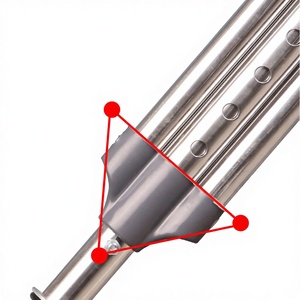 Muletas de Aleación de Aluminio Ajustables, Ayuda Médica para Caminar, Reforzadas, Ligeras, con Doble Soporte de Elevación - Product Image 1