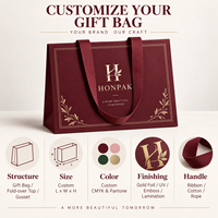 Sac en papier et boîte cadeau de luxe HONPAK, boîte pliante personnalisée avec logo imprimé pour la présentation de marques haut de gamme