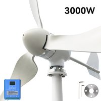 1kw 5kw éolienne 24V 48V 96V Charge MPPT contrôleur intelligent moulin à vent Yacht ferme petit générateur éolien usage domestique énergie gratuite