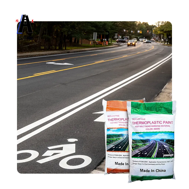 道路マーキングライン用の高性能反射道路熱可塑性交通コーティング粉体塗装カラーペイント