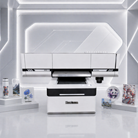 Machine d'impression numérique à jet d'encre UV à plat 6090 pour ballons, bouteilles et coques de téléphone