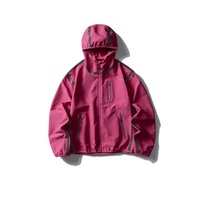 Veste coupe-vent technique Gorpcore pour la randonnée, séchage rapide, anti-rétrécissement, haute qualité, respirante, décontractée, avec plusieurs fermetures éclair