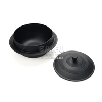 Mini Gamasot de grande taille, Pot de riz pour four néerlandais coréen de qualité supérieure, Pot en fonte émaillée avec couvercle, bol en pierre coréenne, chaudron