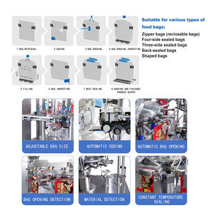 Línea de Empaquetado Profesional para Alimentos Congelados, Carne, Queso - Acero Inoxidable Estable y Duradero - Product Image 2