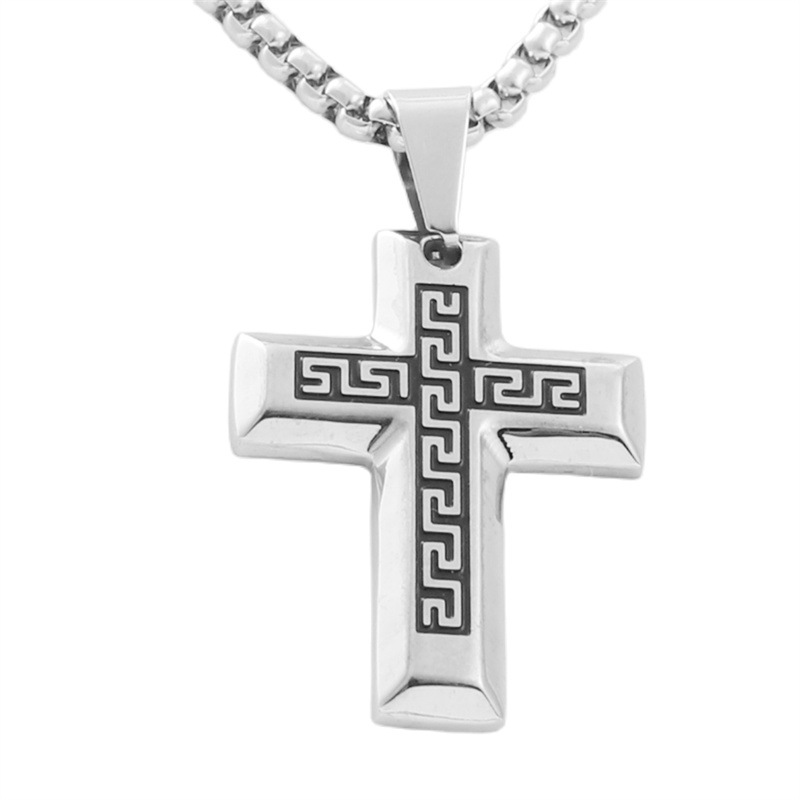 Silver pendant with a 3.0*60cm square pearl chain