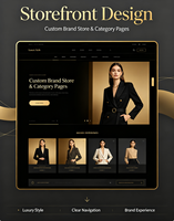 Servicio de Diseño de Marca Premium para Comercio Electrónico, Gráficos Vectoriales Personalizados para Imágenes de Anuncios, Desarrollo de Tiendas Shopify, Diseño Original de Lujo