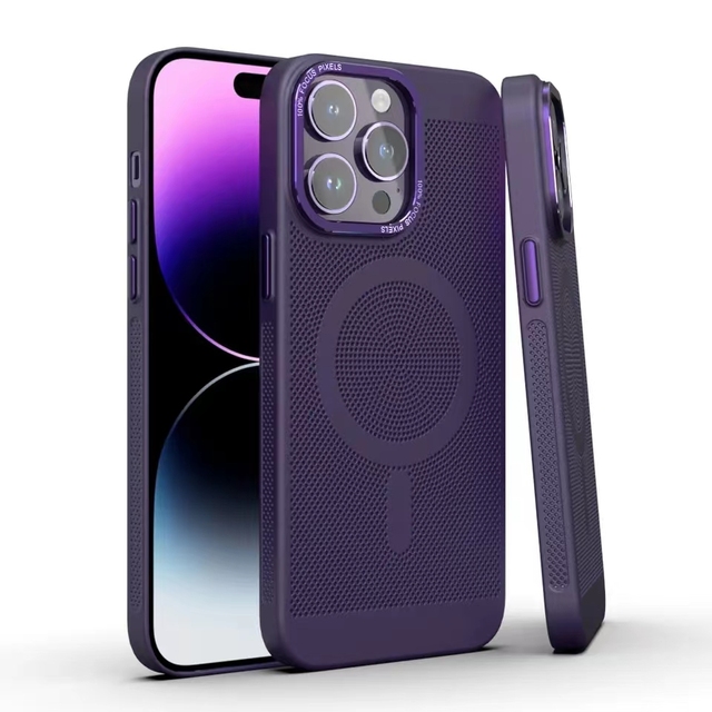 Ultra Slim TPU PC Phone Case for iPhone 16 Pro Max Heat Dissipation Shockproof Matte Skin Feel Magnetic Feature Low MOQ