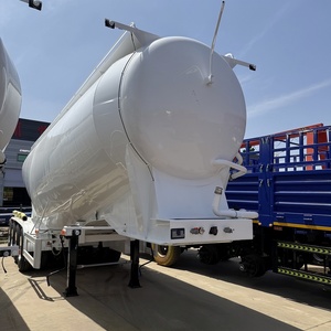 Trung quốc tất cả mới 3 trục thép số lượng lớn tàu chở xi măng bột vận chuyển khô tro bay công suất cao bán Trailer để bán - Product Image 6