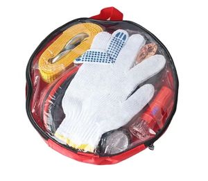 Kit d'outils d'urgence pour véhicule en plastique rouge durable avec marteau de sécurité pour panne de voiture et assistance routière Garantie 1 an - Product Image 1