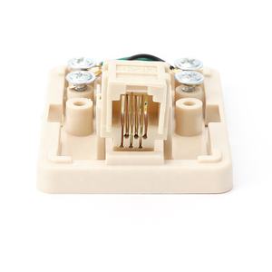 Boîte de jonction de câble téléphonique électrique à port unique RJ12/6P4C, boîte téléphonique de surface pour pièces de télécommunications - Product Image 4