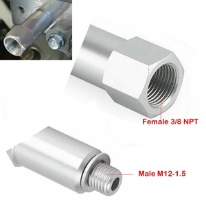 Adaptador de Sensor de Presión de Aceite y Refrigerante CNC de Precisión, M12x1.5 Macho a 3/8" NPT Hembra, para Motores GM LS, de Aluminio a Prueba de Fugas - Product Image 1