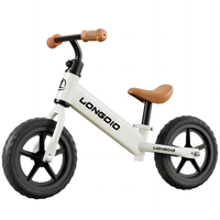 Bicyclette d'équilibre pour enfants et tout-petits Vélo interactif d'apprentissage précoce avec équilibrage stable et repose-pieds pour 2-5 garçons filles