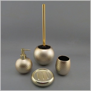 Juego de Accesorios de Baño Modernos de 4 Piezas, Porta Jabón, Escobilla <span class=keywords><strong>para</strong></span> Inodoro, Acero Inoxidable 304 - Product Image 2