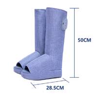 Chaussures de massage vibrantes pliables sans fil pour les jambes, favorisant la circulation sanguine et le spa des pieds, en promotion