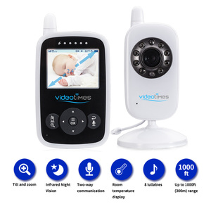 Babyphone vidéo Portable, écran 2.4 ", vision nocturne, Portable, moniteur avec deux voies, pour bébé - Product Image 2