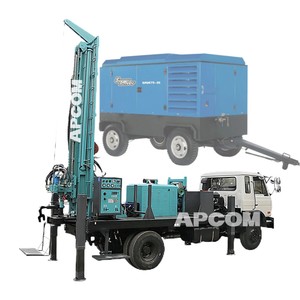 APCOM 600m 450m 350m Truck Mounted Pneumatic Water Well Drilling <strong>Rig</strong> - Product Image 2