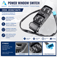 Nuevo Interruptor Eléctrico para Ventanilla Delantera Izquierda 2038210679 para Mercedes W203 Clase C C320 C280 C350 C240 C220 2001-2007