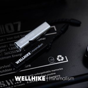 Silbato Mini EDC para Exteriores WELLHIKE - Silbato para Campismo, Supervivencia, Autodefensa, Emergencias, Bomberos, Carreras Todoterreno, Escalada en Roca - Product Image 2
