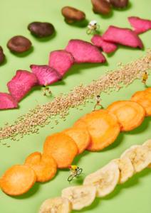 Baked Fruit &amp; <strong>Veggie</strong> Seaweed Crackers | Crunchy Nori Chips with Visible Vegetables | Non-<strong>Fried</strong> Healthy Snack - Product Image 6
