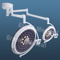 Lámpara Quirúrgica de Doble Cabezal GM500/700 LED sin Sombra para Quirófano, Exámenes, Fototerapia