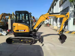 Sany รถแบคโฮขนาดเล็ก SY35U รถตักตีนตะขาบ1-2m ³ ความจุถังขนาดเล็กสำหรับฟาร์มใช้ในบ้านที่แคบ - Product Image 6