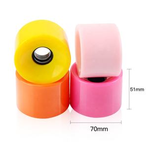 <span class=keywords><strong>Ruedas</strong></span> de <span class=keywords><strong>Longboard</strong></span> de PU de 70 mm Personalizadas al por Mayor - Product Image 2