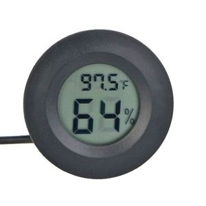 Reptile Thermometer And Hygrometer With Digital Display Round Plastic YS2012 For Pet Habitat Temperature Humidity Monitoring - Product Image 2