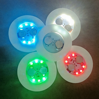 Sous-verres lumineux LED multicolores en gros pour bar, KTV, autocollants pour bouteilles de vin, utilisés pour la décoration de fêtes et de boîtes de nuit