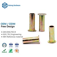 Rivets semi-tubulaires en fer zingué couleur, fixation sur mesure pour composants de machines et quincaillerie – Approvisionnement direct usine