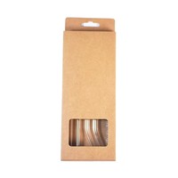 Pailles à boire en verre réutilisables certifiées Lfgb, écologiques, style simple, 4 pièces, pour un usage domestique